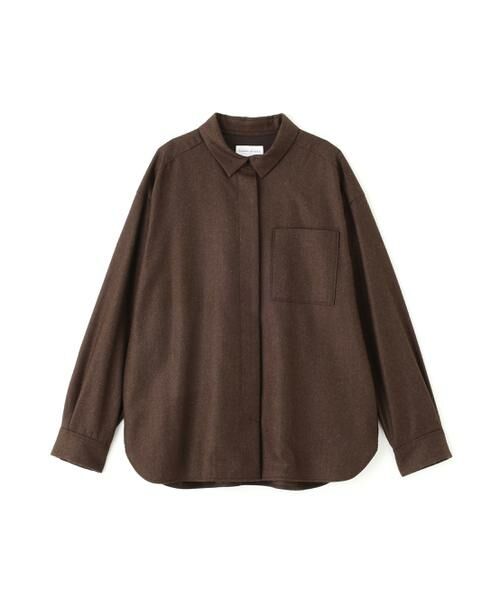 human woman / ヒューマンウーマン シャツ・ブラウス | ◆ライトフラノウォッシャブルシャツ | 詳細13