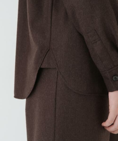 human woman / ヒューマンウーマン シャツ・ブラウス | ◆ライトフラノウォッシャブルシャツ | 詳細22