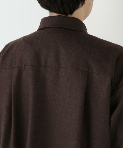 human woman / ヒューマンウーマン シャツ・ブラウス | ◆ライトフラノウォッシャブルシャツ | 詳細23