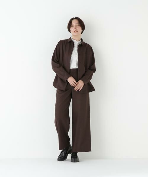 human woman / ヒューマンウーマン シャツ・ブラウス | ◆ライトフラノウォッシャブルシャツ | 詳細15