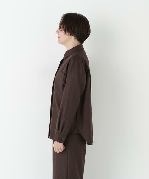 human woman / ヒューマンウーマン シャツ・ブラウス | ◆ライトフラノウォッシャブルシャツ | 詳細17