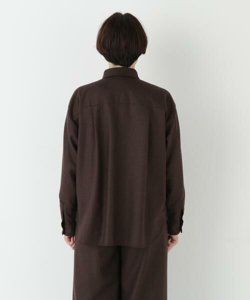 human woman / ヒューマンウーマン シャツ・ブラウス | ◆ライトフラノウォッシャブルシャツ | 詳細18