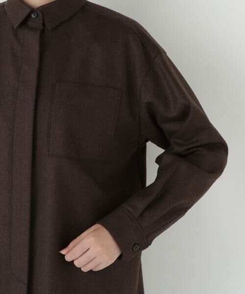 human woman / ヒューマンウーマン シャツ・ブラウス | ◆ライトフラノウォッシャブルシャツ | 詳細20