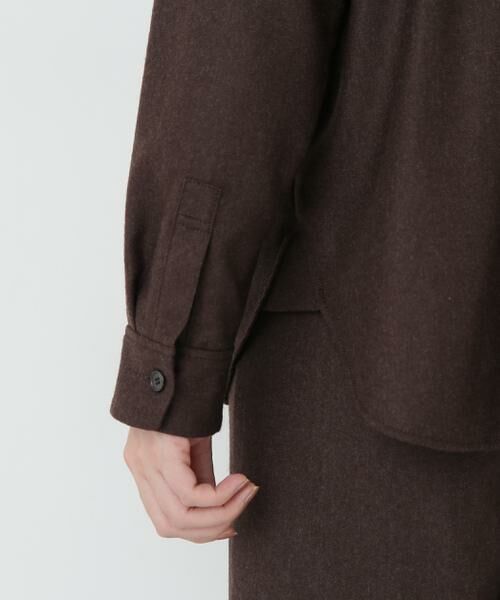 human woman / ヒューマンウーマン シャツ・ブラウス | ◆ライトフラノウォッシャブルシャツ | 詳細21