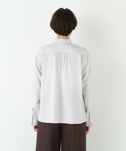 human woman / ヒューマンウーマン シャツ・ブラウス | ◆スタンドフリルブラウス | 詳細5