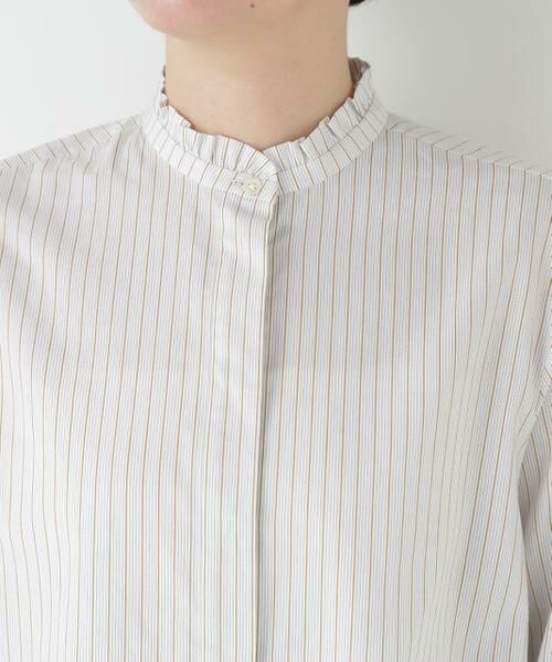 human woman / ヒューマンウーマン シャツ・ブラウス | ◆スタンドフリルブラウス | 詳細6