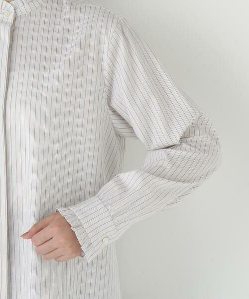 human woman / ヒューマンウーマン シャツ・ブラウス | ◆スタンドフリルブラウス | 詳細7