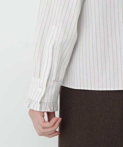 human woman / ヒューマンウーマン シャツ・ブラウス | ◆スタンドフリルブラウス | 詳細8