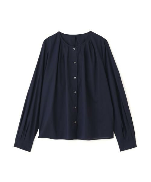 human woman / ヒューマンウーマン シャツ・ブラウス | ◆ノーカラータックブラウス | 詳細11