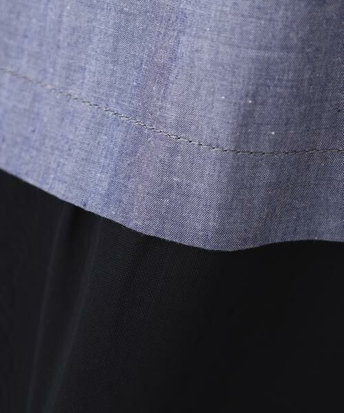 human woman / ヒューマンウーマン シャツ・ブラウス | ◆シアーヘムドッキングハイネックブラウス | 詳細16