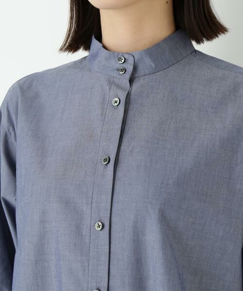 human woman / ヒューマンウーマン シャツ・ブラウス | ◆シアーヘムドッキングハイネックブラウス | 詳細12