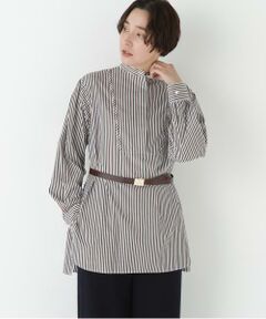 ◆ストライプオーバーブラウス