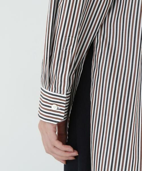 human woman / ヒューマンウーマン シャツ・ブラウス | ◆ストライプオーバーブラウス | 詳細11