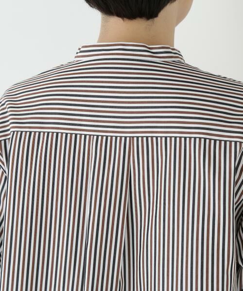 human woman / ヒューマンウーマン シャツ・ブラウス | ◆ストライプオーバーブラウス | 詳細12