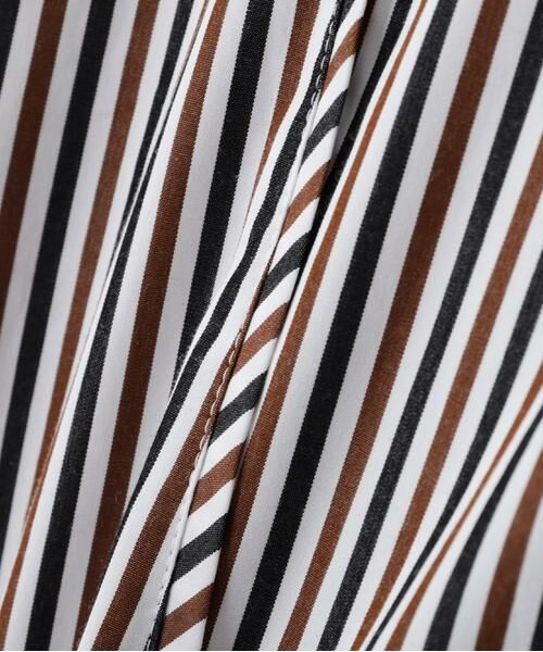 human woman / ヒューマンウーマン シャツ・ブラウス | ◆ストライプオーバーブラウス | 詳細13