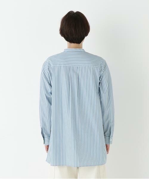 human woman / ヒューマンウーマン シャツ・ブラウス | ◆ストライプオーバーブラウス | 詳細17