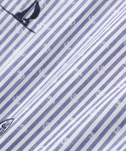 human woman / ヒューマンウーマン シャツ・ブラウス | ＮＡＴＩＣマリンカットジャガードブラウス | 詳細2