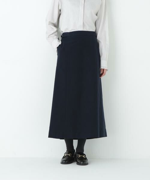 human woman / ヒューマンウーマン スカート | ◆ライトモールスキンＡラインスカート | 詳細2