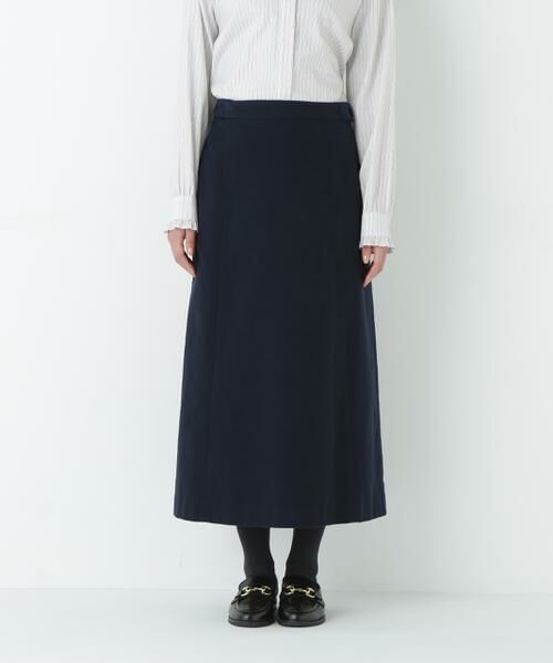 human woman / ヒューマンウーマン スカート | ◆ライトモールスキンＡラインスカート | 詳細4