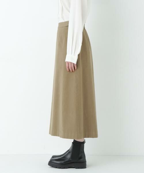 human woman / ヒューマンウーマン スカート | ◆ライトモールスキンＡラインスカート | 詳細12