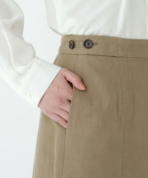 human woman / ヒューマンウーマン スカート | ◆ライトモールスキンＡラインスカート | 詳細15