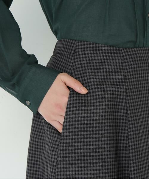 human woman / ヒューマンウーマン スカート | ◆先染めチェックキルト風スカート | 詳細11