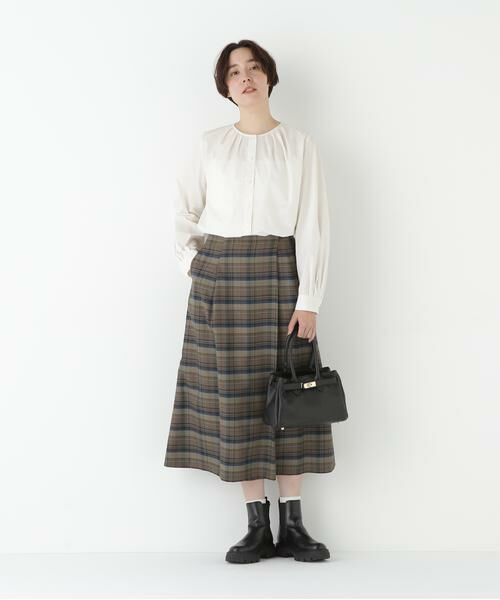 human woman / ヒューマンウーマン スカート | ◆先染めチェックキルト風スカート | 詳細17