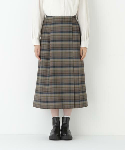 human woman / ヒューマンウーマン スカート | ◆先染めチェックキルト風スカート | 詳細20
