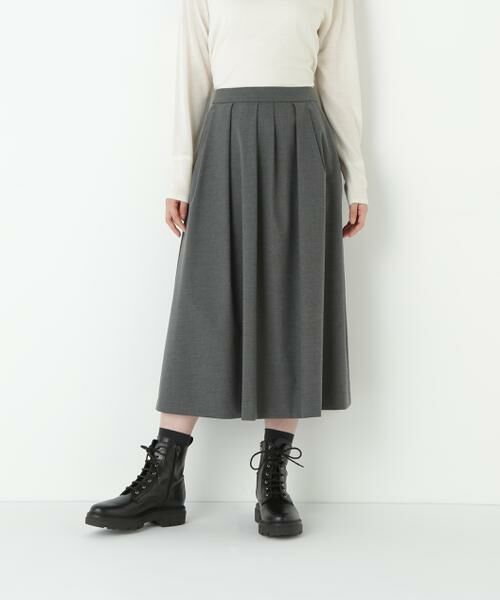 human woman / ヒューマンウーマン スカート | ◆ランダムタックフレアースカート | 詳細2