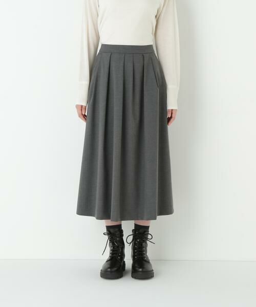 human woman / ヒューマンウーマン スカート | ◆ランダムタックフレアースカート | 詳細6