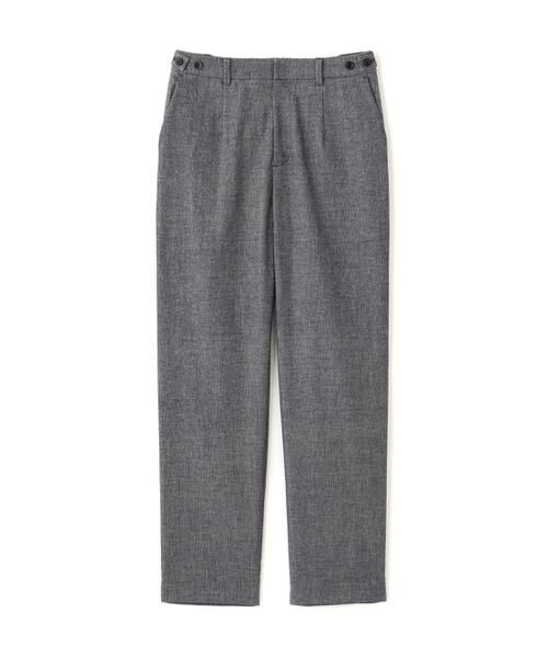 human woman / ヒューマンウーマン パンツ | ◆ピケスエードスリムストレートパンツ | 詳細1