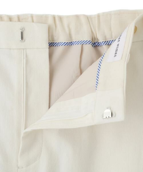 human woman / ヒューマンウーマン パンツ | ◆ピケスエードスリムストレートパンツ | 詳細18