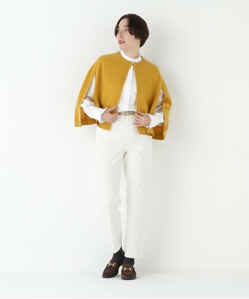 human woman / ヒューマンウーマン パンツ | ◆ピケスエードスリムストレートパンツ | 詳細9