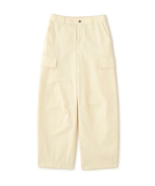 human woman / ヒューマンウーマン パンツ | ◆オーガニックコットンチノクロスカーゴパンツ | 詳細1