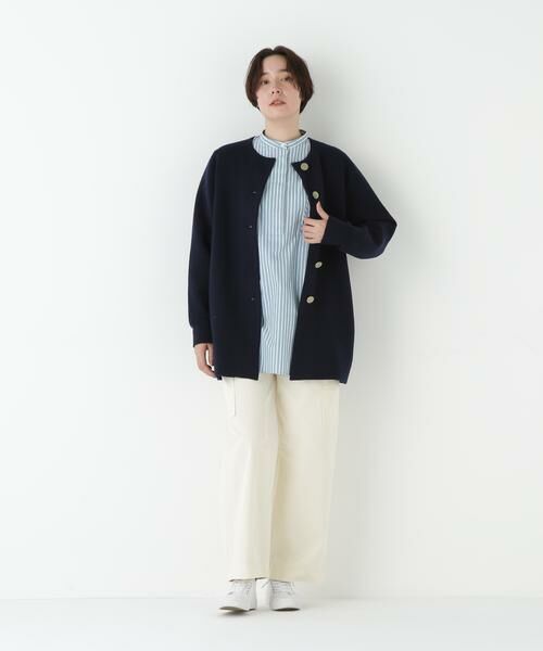 human woman / ヒューマンウーマン パンツ | ◆オーガニックコットンチノクロスカーゴパンツ | 詳細3