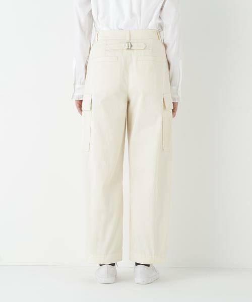 human woman / ヒューマンウーマン パンツ | ◆オーガニックコットンチノクロスカーゴパンツ | 詳細7