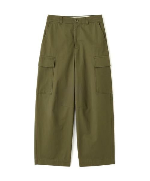 human woman / ヒューマンウーマン パンツ | ◆オーガニックコットンチノクロスカーゴパンツ | 詳細9
