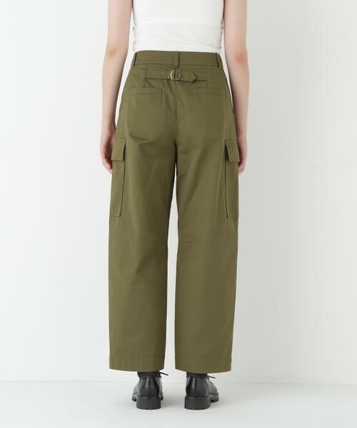 human woman / ヒューマンウーマン パンツ | ◆オーガニックコットンチノクロスカーゴパンツ | 詳細15