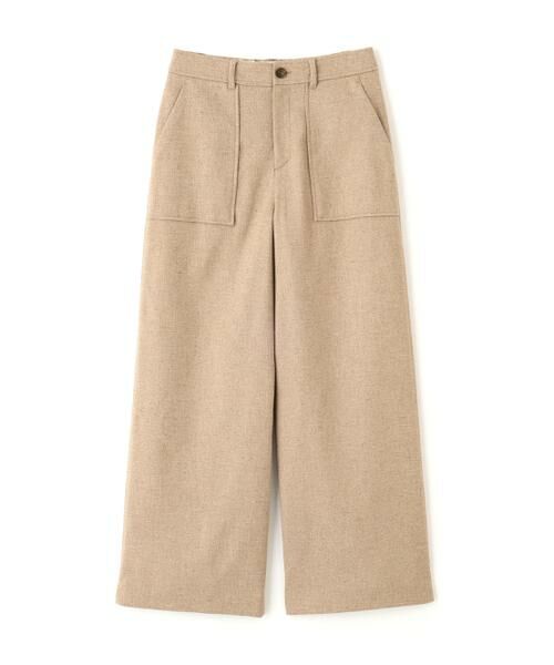 human woman / ヒューマンウーマン パンツ | ◆シルクネップツイルツィードベイカーセミワイドパンツ | 詳細13