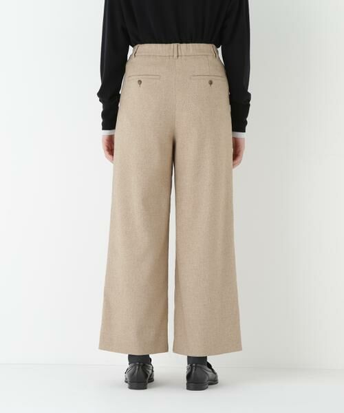 human woman / ヒューマンウーマン パンツ | ◆シルクネップツイルツィードベイカーセミワイドパンツ | 詳細18