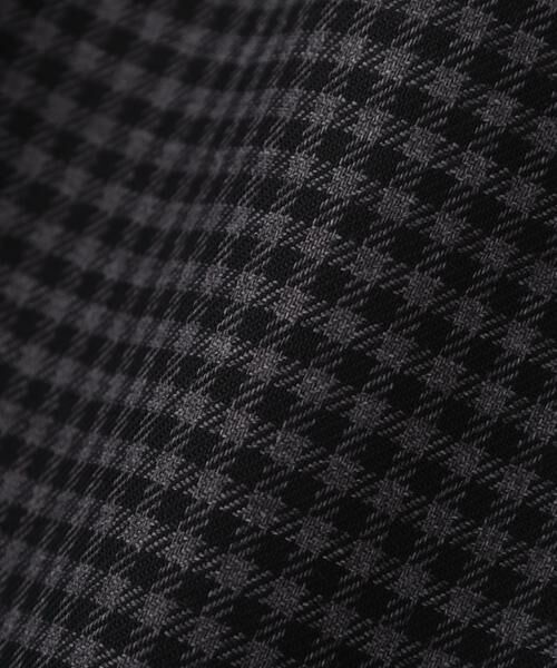 human woman / ヒューマンウーマン パンツ | ◆先染めチェックタックセミワイドパンツ | 詳細9