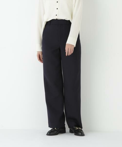 human woman / ヒューマンウーマン パンツ | ◆ダブルクロスストレートパンツ | 詳細2