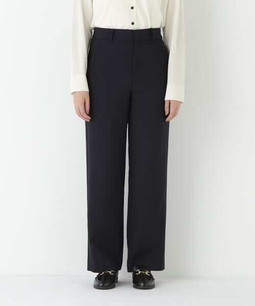 human woman / ヒューマンウーマン パンツ | ◆ダブルクロスストレートパンツ | 詳細5