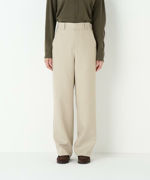 human woman / ヒューマンウーマン パンツ | ◆ダブルクロスストレートパンツ | 詳細16