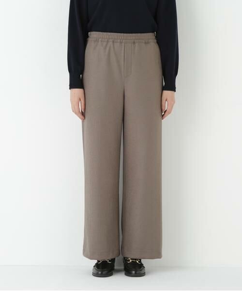 human woman / ヒューマンウーマン パンツ | ◆ミルドジャージーストレートパンツ | 詳細5