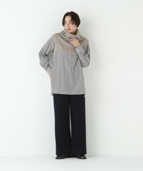 human woman / ヒューマンウーマン パンツ | ◆ミルドジャージーストレートパンツ | 詳細15