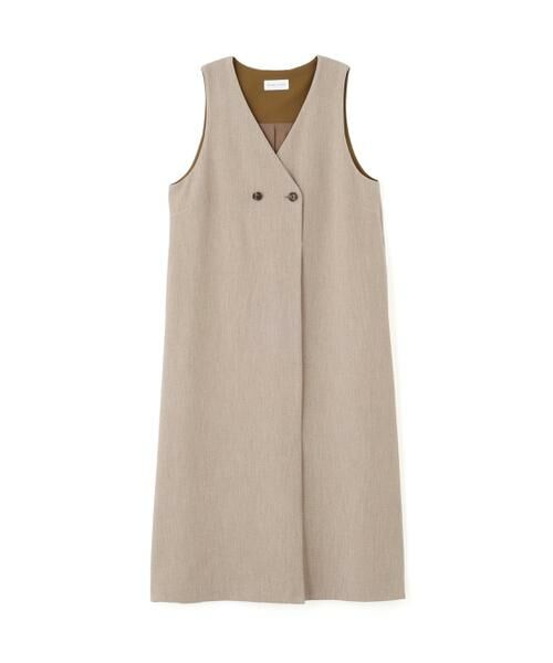 human woman / ヒューマンウーマン ワンピース | ◆TRストレッチVネックジャンスカ | 詳細12