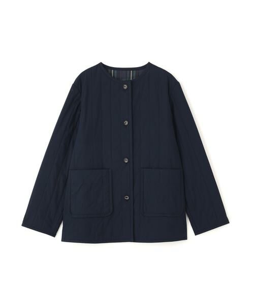 human woman / ヒューマンウーマン ブルゾン | ◆バーティカルキルティングノーカラージャケット | 詳細1