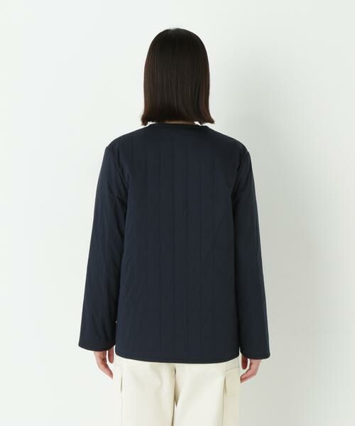 human woman / ヒューマンウーマン ブルゾン | ◆バーティカルキルティングノーカラージャケット | 詳細5