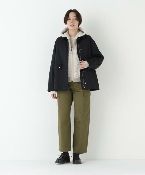 human woman / ヒューマンウーマン ブルゾン | ◆コットンツイルストレッチブルゾン | 詳細3
